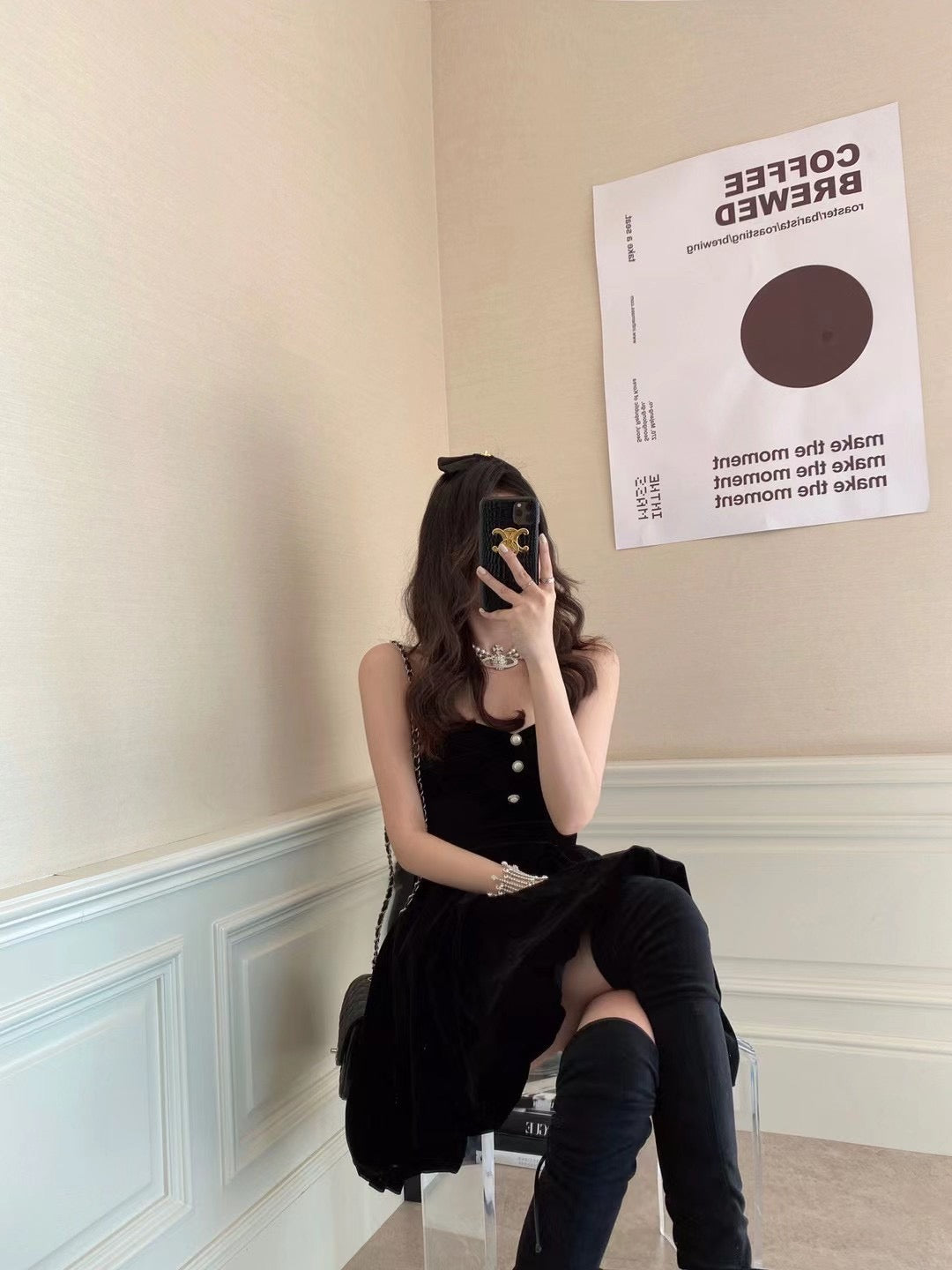 Velvet Princess Bubble Dress