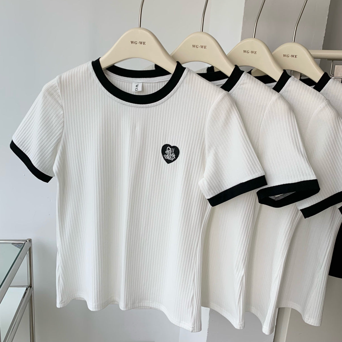 Baby Ribbed Knit Tee