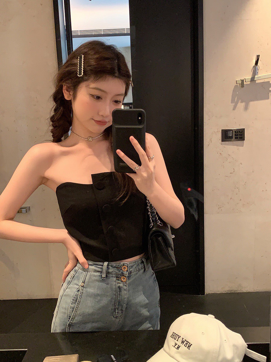 Back Smocking Tube Top