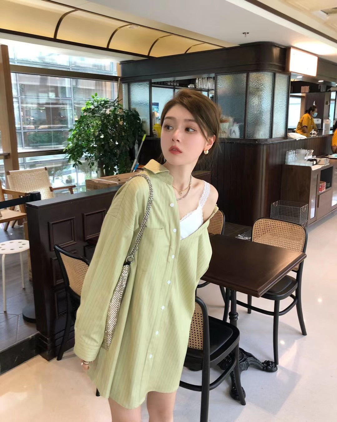 2 in 1 Oversized Shirt