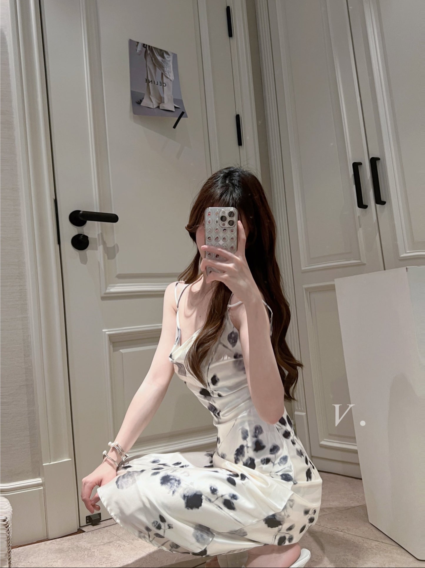 Floral Silk Cami Dress