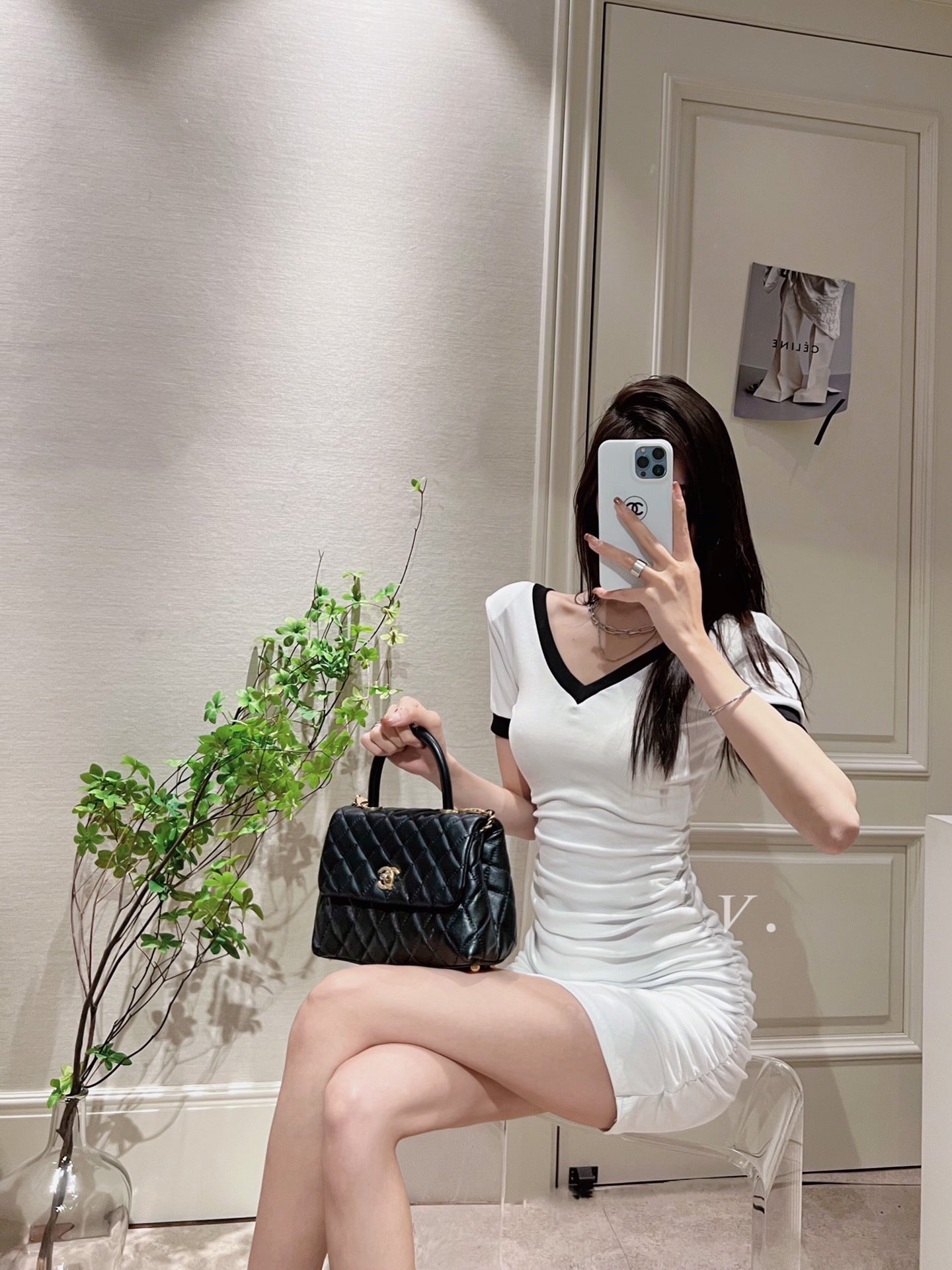 Coco V-neck Bodycon Dress