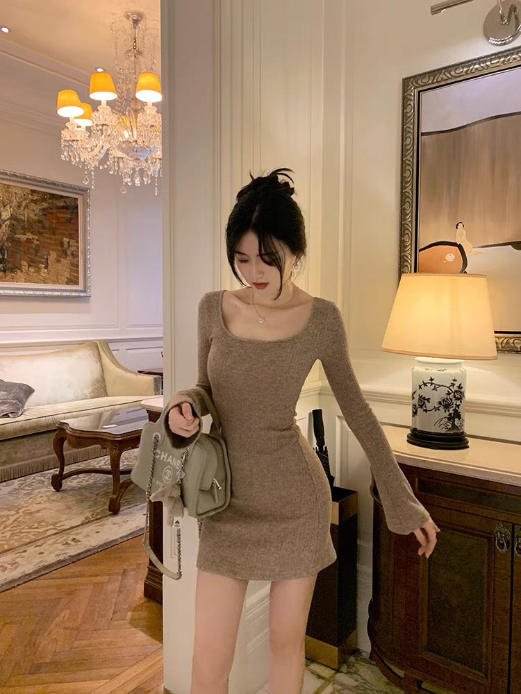 Ribbed Soft Knit Dress