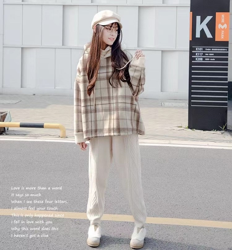 Cable Knit Sweatpants
