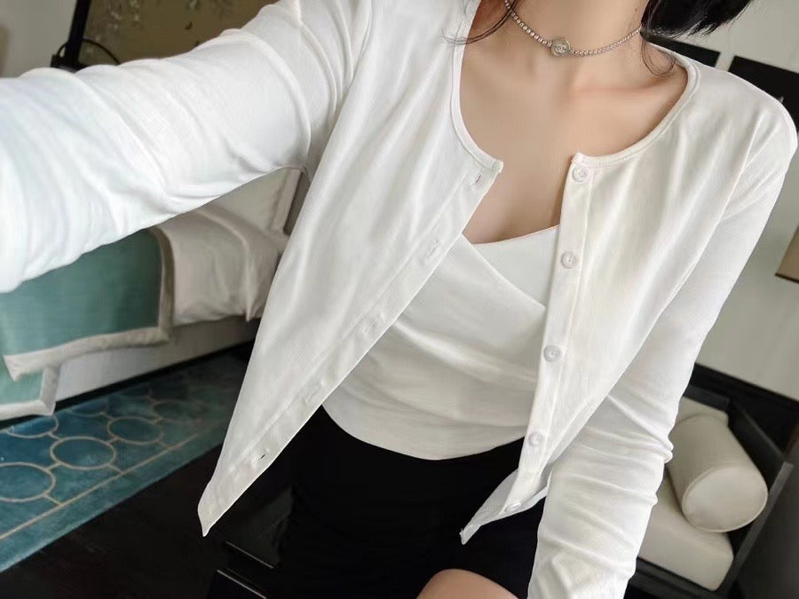 Minimalist Cotton Camisole Set