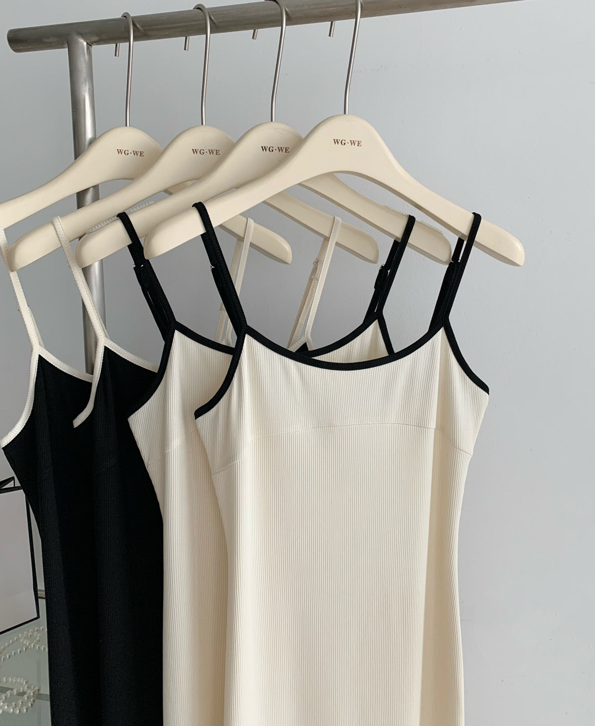 Butterfly Knit Ribbed Dress Set
