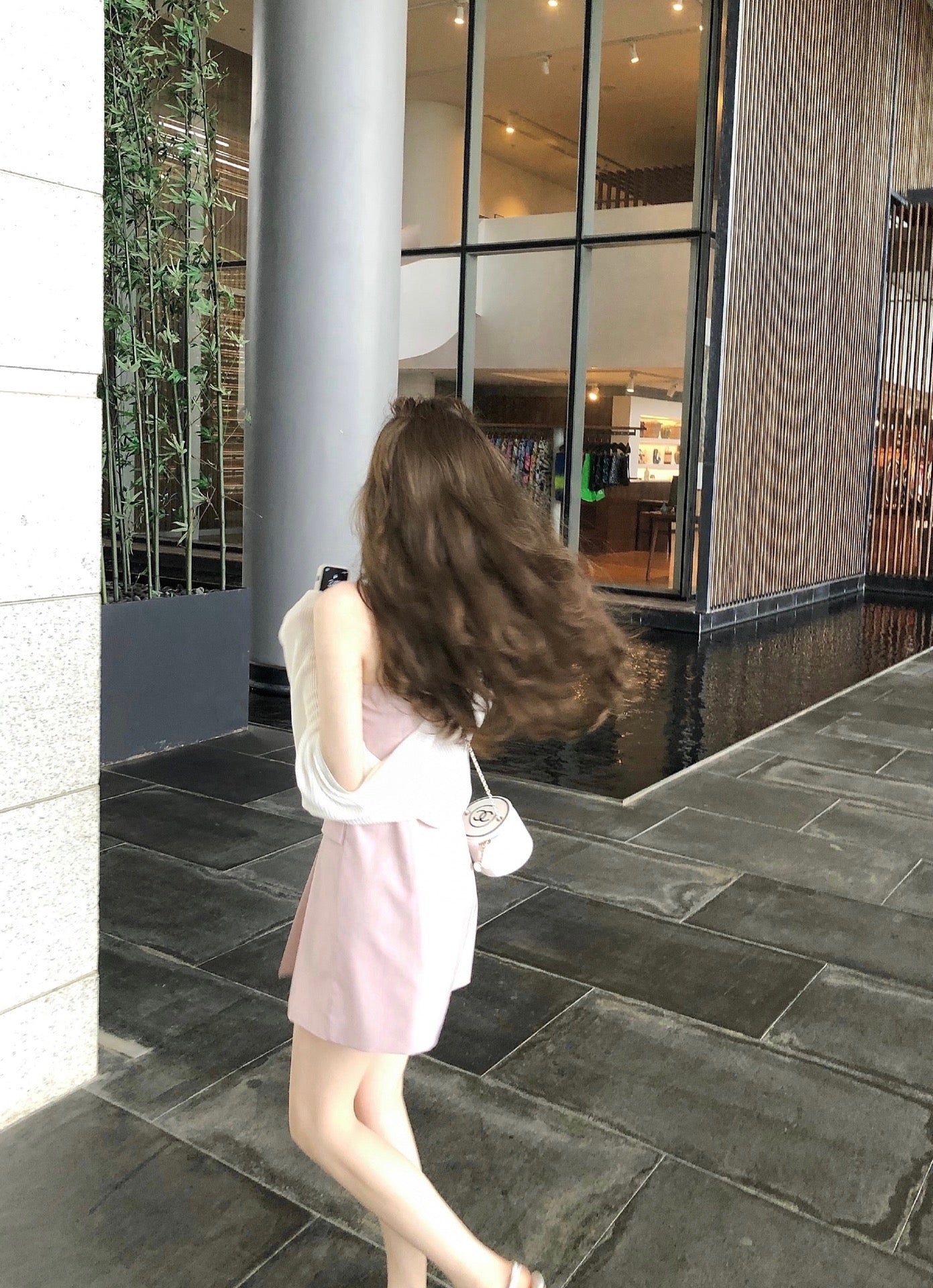 Dusty Pink Dress Set
