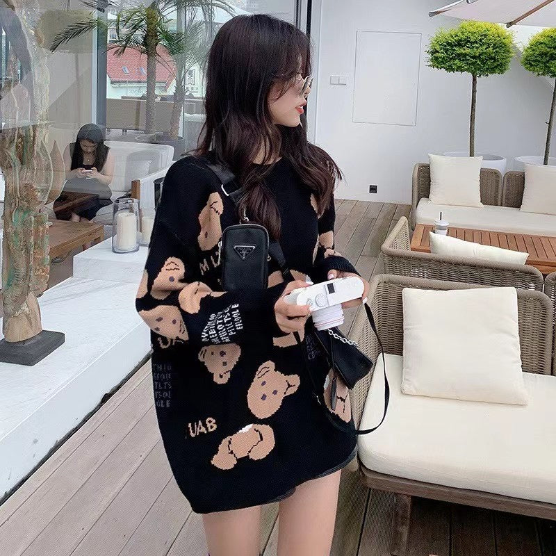 Lovely Bear Knit Sweater