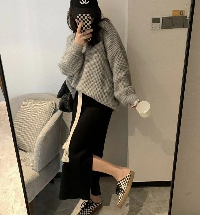 Knit Midi Skirt