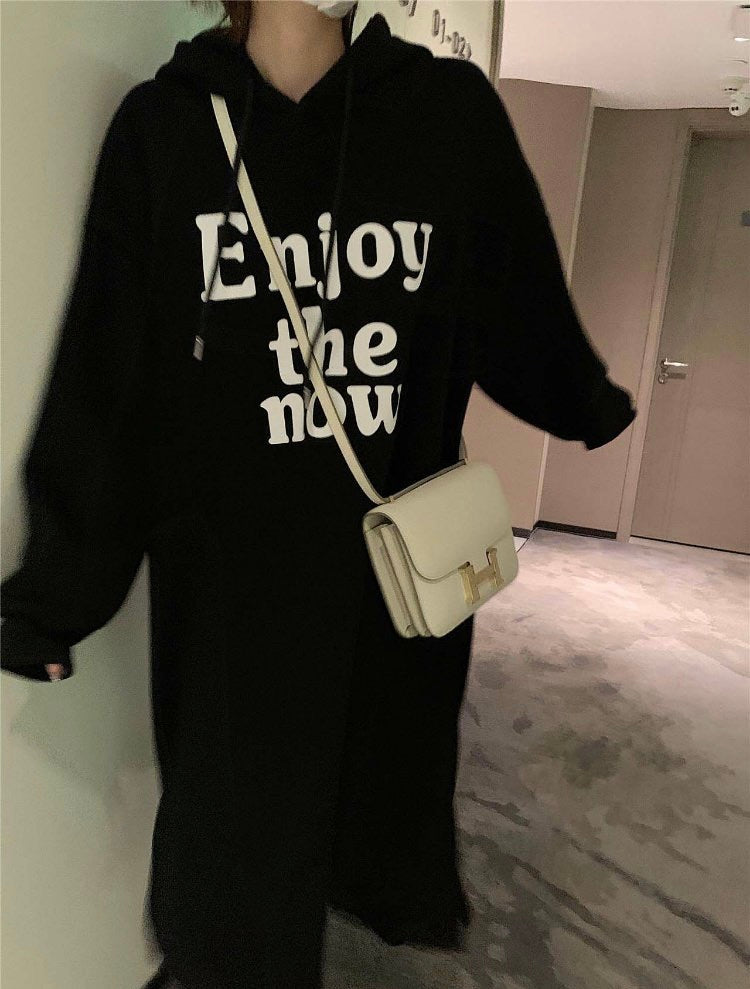 Letters Sweatshirt Dress