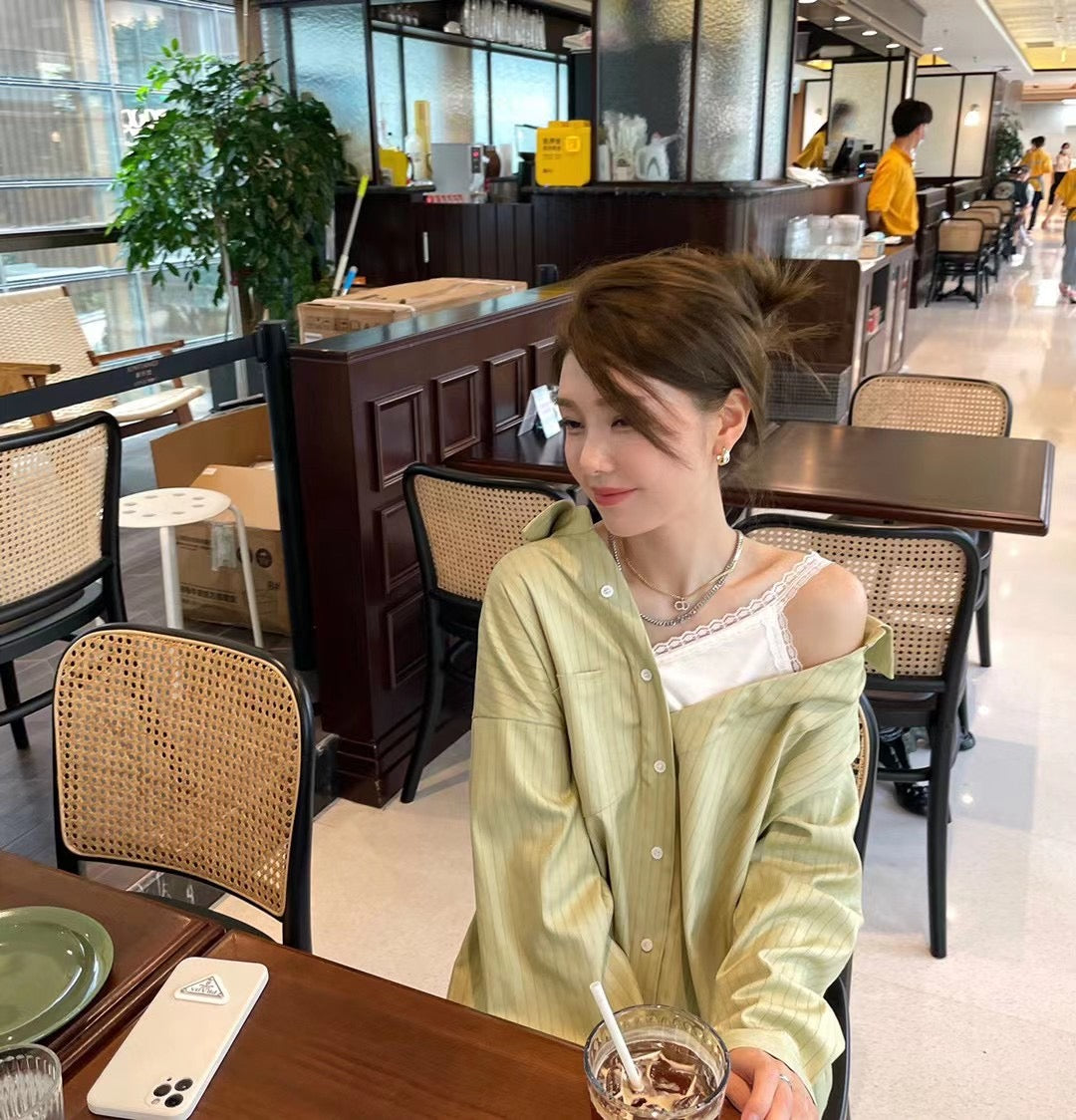 2 in 1 Oversized Shirt